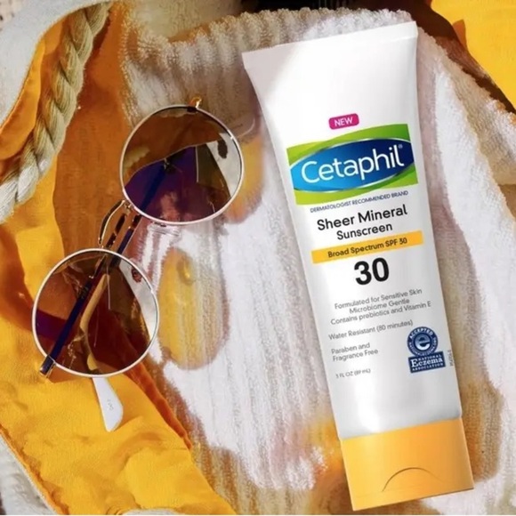 New Cetaphil Sheer Mineral Sunscreen SPF 30 - Picture 1 of 4